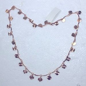 ROSE GOLD HEART ❤️ CHAIN NECKLACE